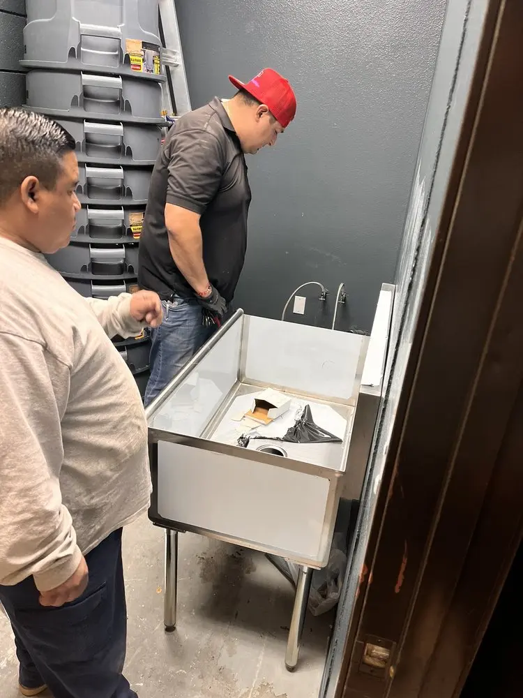 Commercial plumbing and sink installation in Lemon Heights